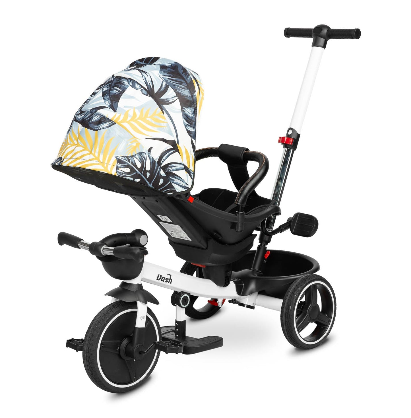 Tricicleta cu maner parental si scaun reversibil Toyz DASH Monstera tricicleta