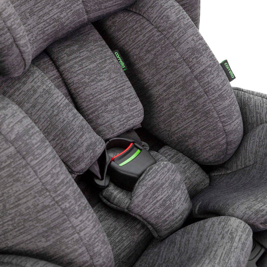 Scaun auto rotativ 360° SPS Carrello METEORIT i-SIZE R129/03 40-150 cm ISOFIX Carbon Grey scaun-auto
