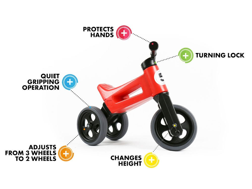 Bicicleta fara pedale Funny Wheels RIDER SPORT 2 in 1 Green bicicleta-fara-pedale