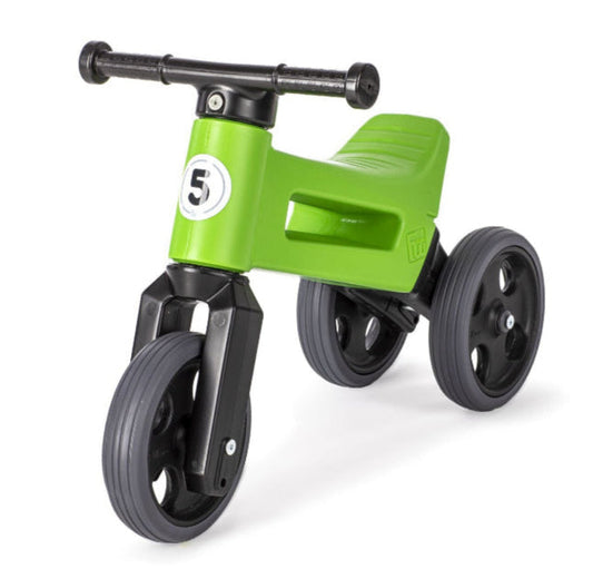 Bicicleta fara pedale Funny Wheels RIDER SPORT 2 in 1 Green bicicleta-fara-pedale