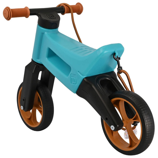 Bicicleta fara pedale Funny Wheels Rider SuperSport 2 in 1 Aqua bicicleta-fara-pedale