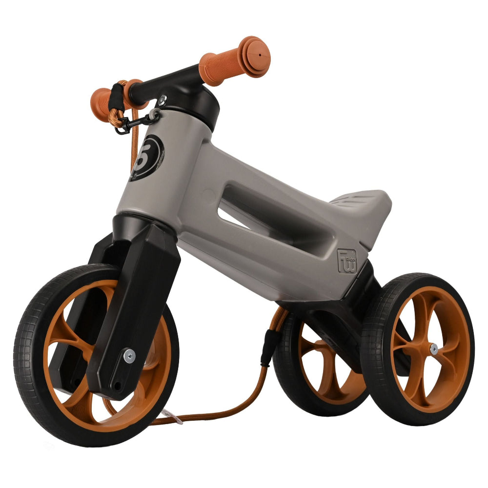 Bicicleta fara pedale Funny Wheels Rider SuperSport 2 in 1 Matte Grey bicicleta-fara-pedale