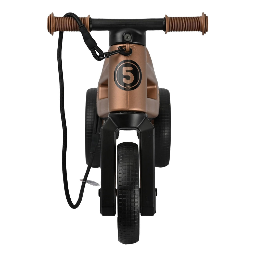 Bicicleta fara pedale 2 in 1 18 + luni pneuri si manere de cauciuc 4 nivele de reglaj pe inaltime Funny Wheels Rider
