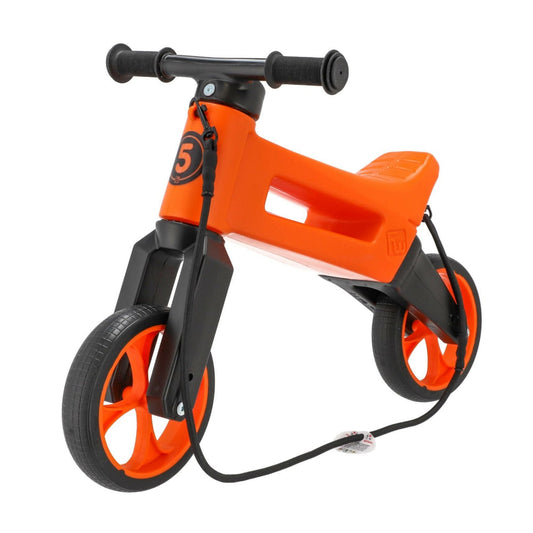 Bicicleta fara pedale 2 in 1 18 + luni pneuri si manere de cauciuc 4 nivele de reglaj pe inaltime Funny Wheels Rider