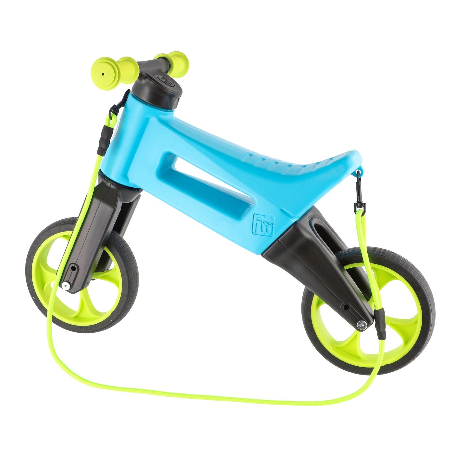 Bicicleta fara pedale Funny Wheels Rider SuperSport YETTI 3 in 1 Blue/Lime