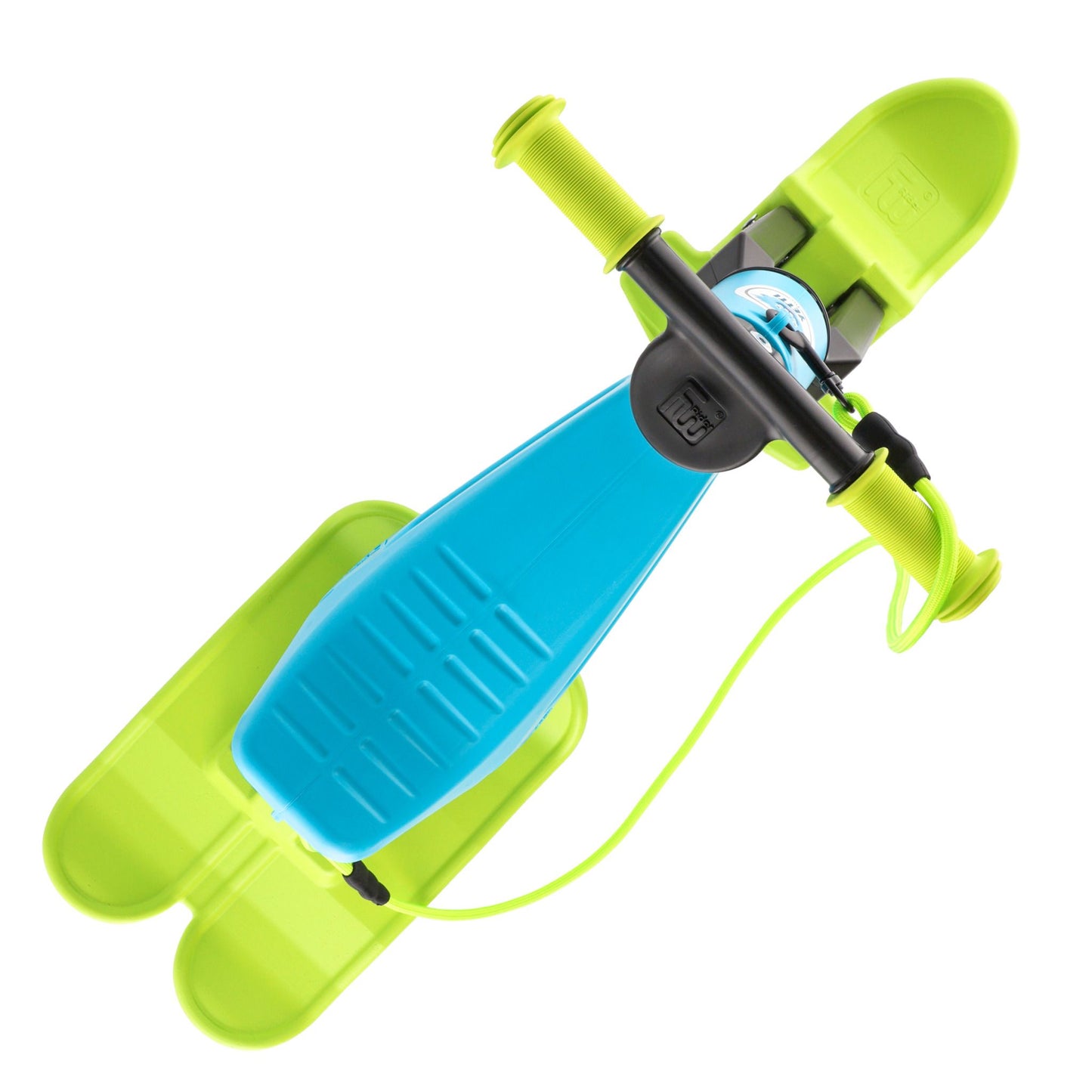 Bicicleta fara pedale Funny Wheels Rider SuperSport YETTI 3 in 1 Blue/Lime