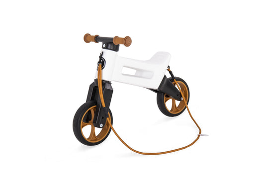 Bicicleta fara pedale Funny Wheels Rider SuperSport 2 in 1 Pearl bicicleta-fara-pedale