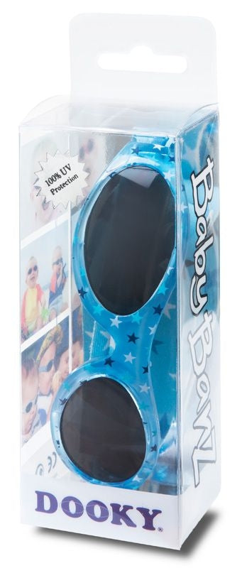 Ochelari cu protectie UV Dooky BabyBanz Blue Stars