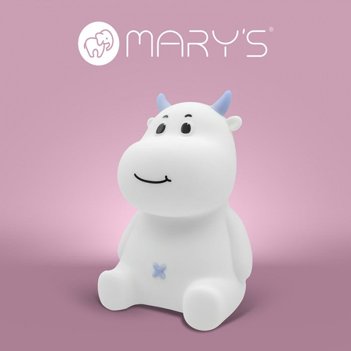 Lampa de veghe LED de silicon Mary's Vacuta Albastra