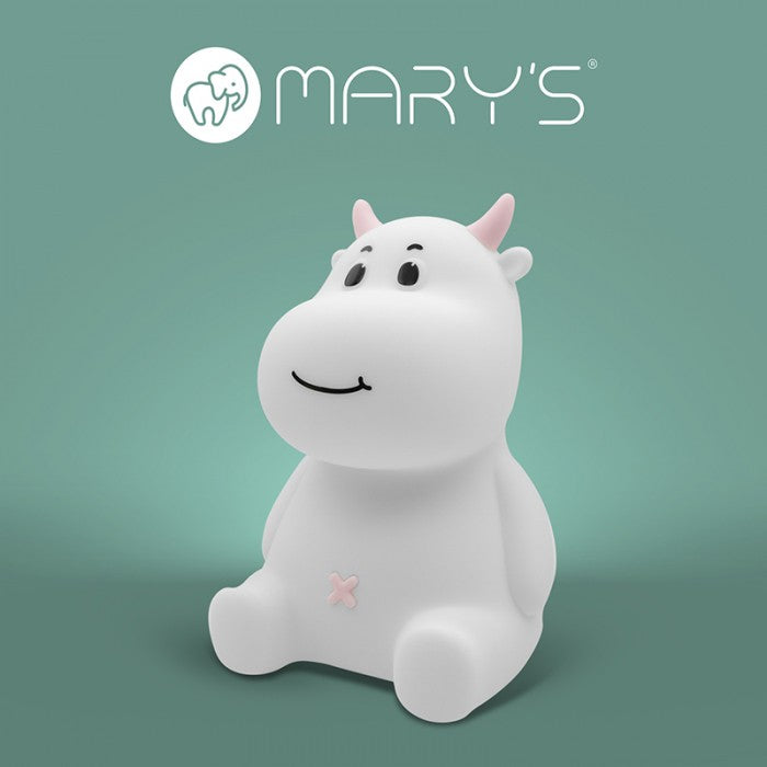 Lampa de veghe LED de silicon Mary's Vacuta Roz