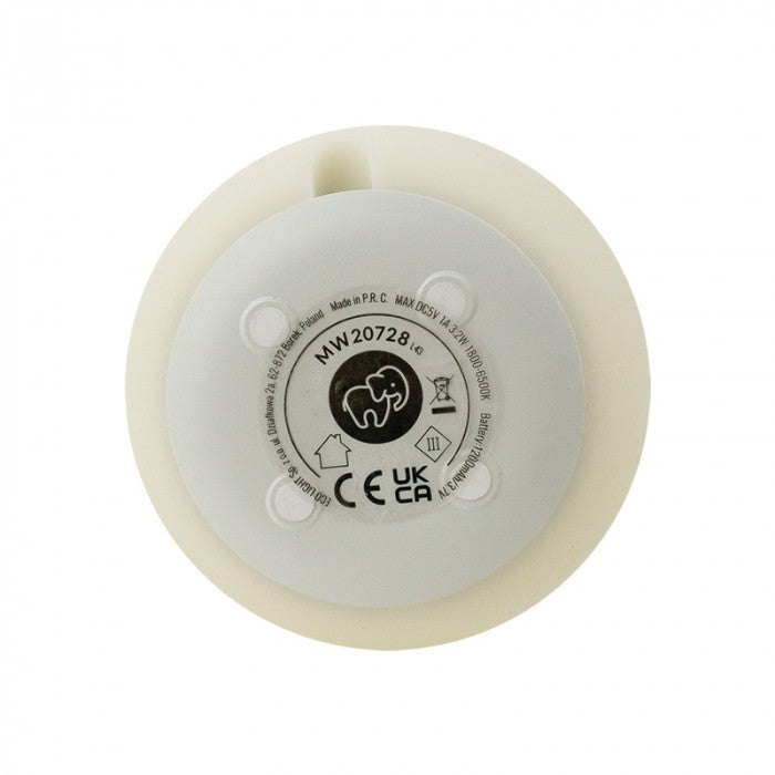 Lampa de veghe LED de silicon Mary's Mouse Alb