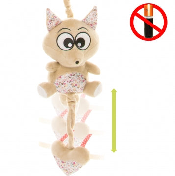 Jucarie muzicala 4Baby MUSIC TOY Vulpi Maro/Bej