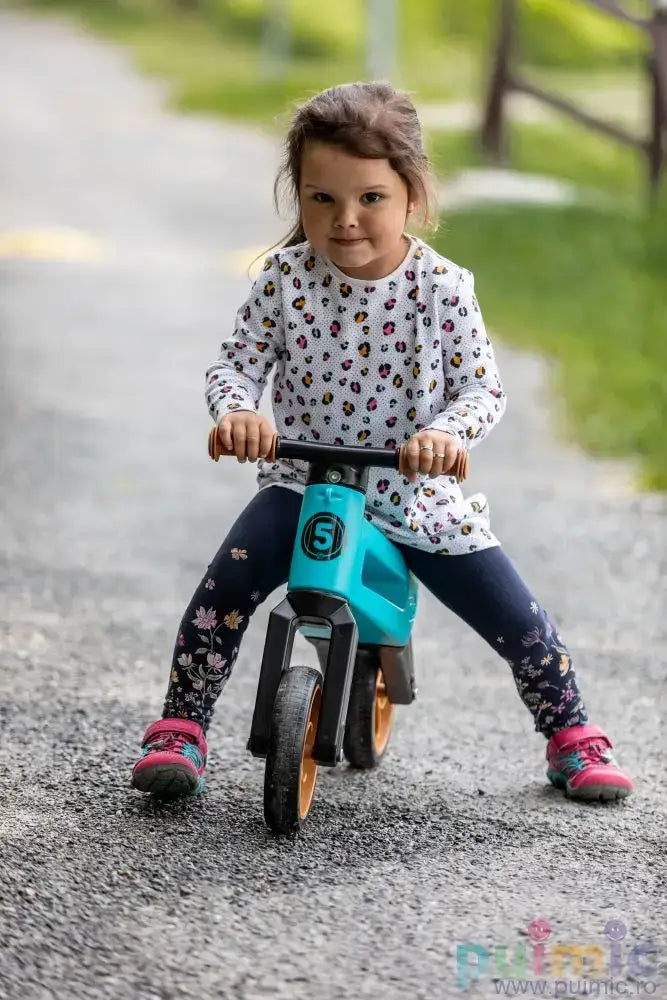 Bicicleta fara pedale Funny Wheels Rider SuperSport 2 in 1 Aqua/Aqua bicicleta-fara-pedale