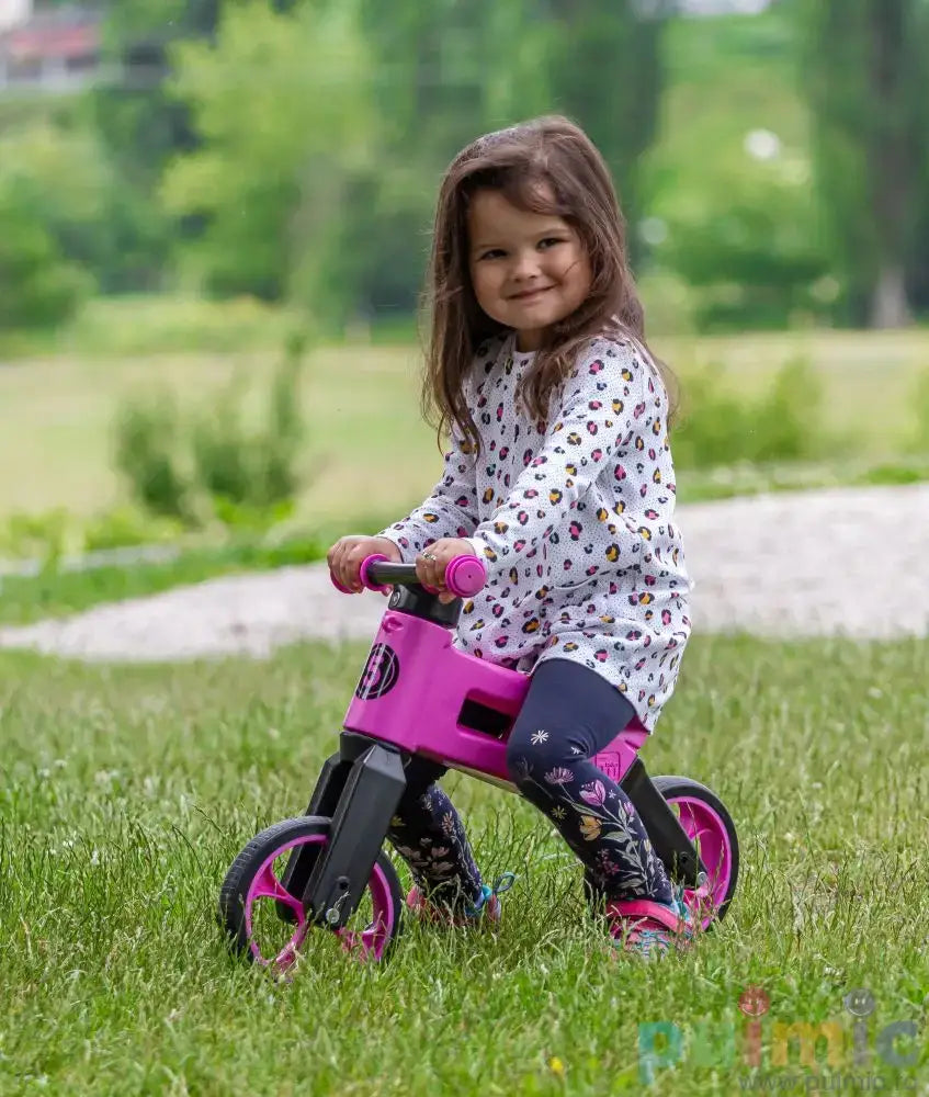 Bicicleta fara pedale Funny Wheels Rider SuperSport 2 in 1 Violet bicicleta-fara-pedale