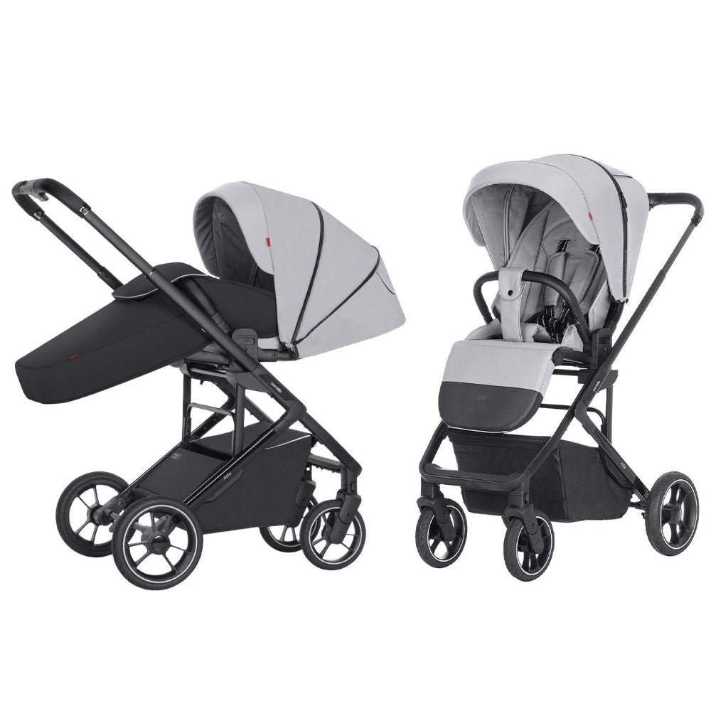 Carucior sport premium compact max. 22 Kg protectie UV UPF 50 invelitoare picioare Carrello Alfa CRL-5508 Feather Grey