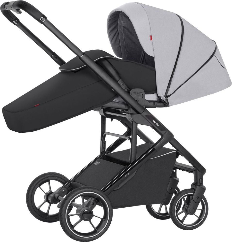 Carucior sport premium compact max. 22 Kg protectie UV UPF 50 invelitoare picioare Carrello Alfa CRL-5508 Feather Grey