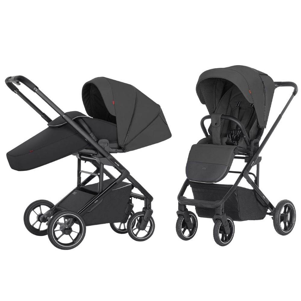 Carucior sport premium compact max. 22 Kg protectie UV UPF 50 invelitoare picioare Carrello Alfa CRL-5508 Graphite Grey