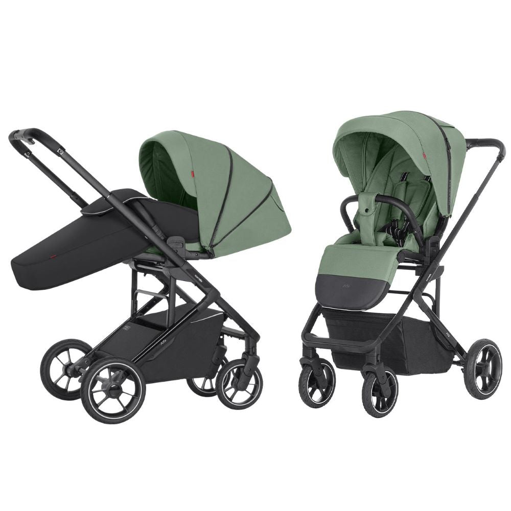 Carucior sport premium compact max. 22 Kg protectie UV UPF 50 invelitoare picioare Carrello Alfa CRL-5508 Sea Green