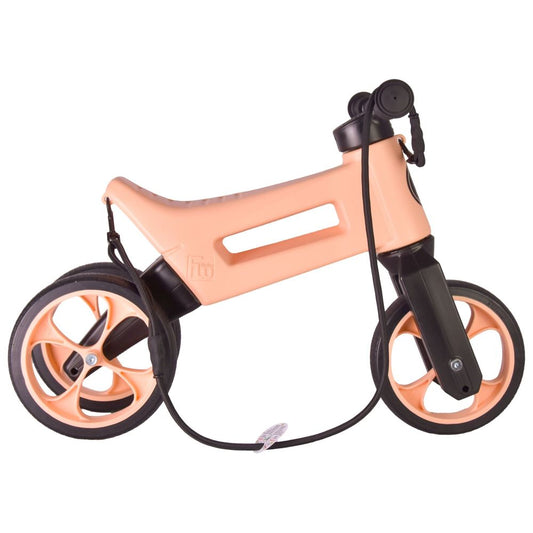 Bicicleta fara pedale 2 in 1 18 + luni pneuri si manere de cauciuc 4 nivele de reglaj pe inaltime Funny Wheels Rider