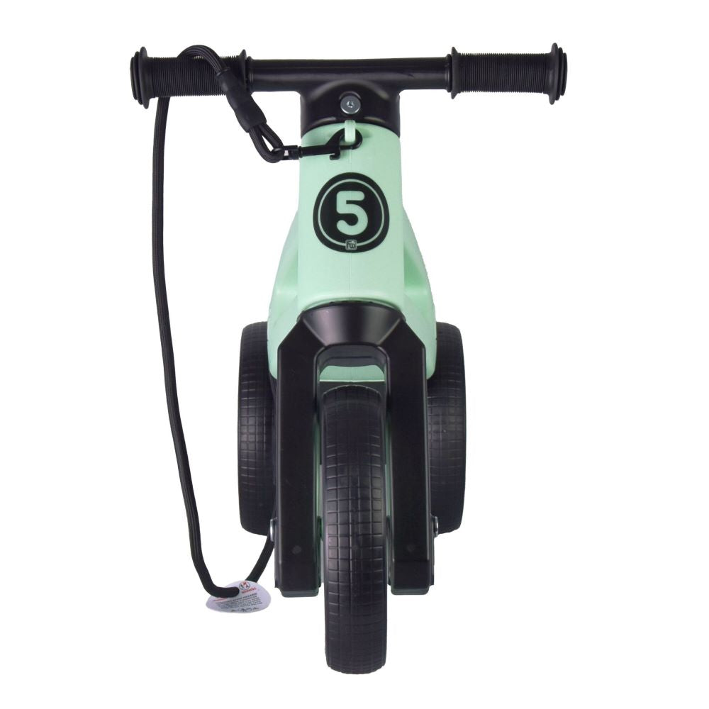 Bicicleta fara pedale 2 in 1 18 + luni pneuri si manere de cauciuc 4 nivele de reglaj pe inaltime Funny Wheels Rider