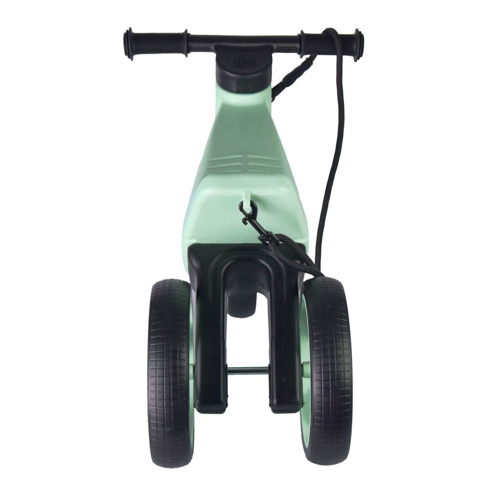 Bicicleta fara pedale 2 in 1 18 + luni pneuri si manere de cauciuc 4 nivele de reglaj pe inaltime Funny Wheels Rider