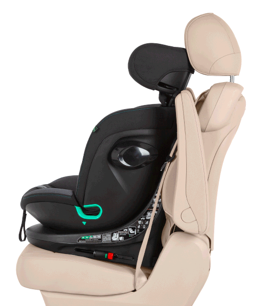 Scaun auto rotativ Carrello Sirius (CRL-8808) Harbor Grey, 40-150 cm, 360°, i-Size, R129/03, Isofix, Top Tether