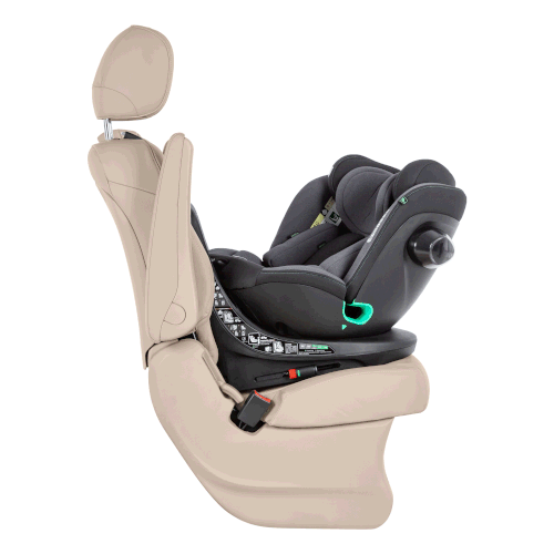 Scaun auto rotativ Carrello Sirius (CRL-8808) Harbor Grey, 40-150 cm, 360°, i-Size, R129/03, Isofix, Top Tether