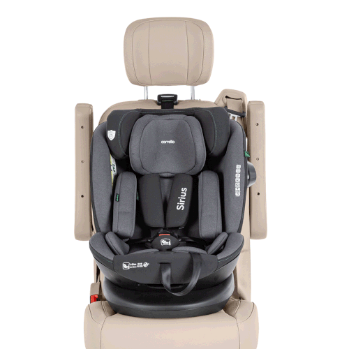 Scaun auto rotativ Carrello Sirius (CRL-8808) Harbor Grey, 40-150 cm, 360°, i-Size, R129/03, Isofix, Top Tether
