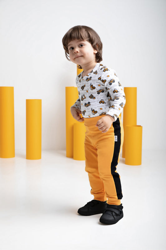 Body cu maneca lunga (181097) ’Big Trucks’ body