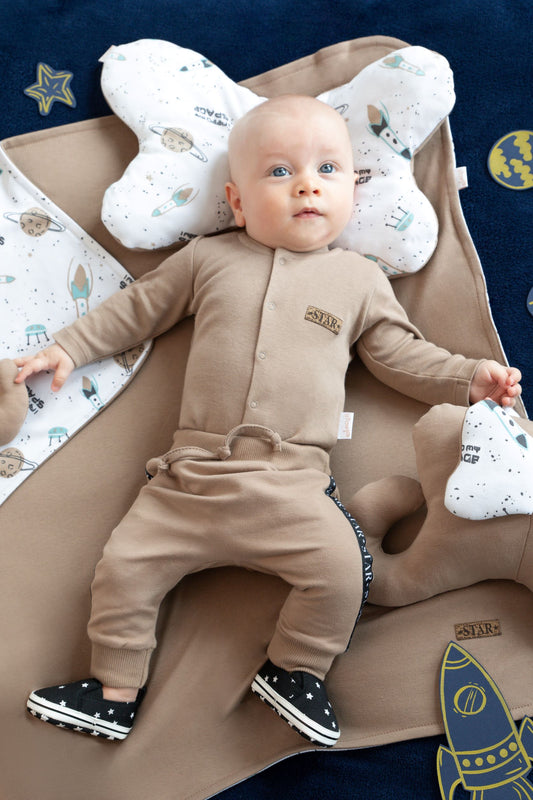 Perna fluture cu doua fete 100% bumbac "Star"