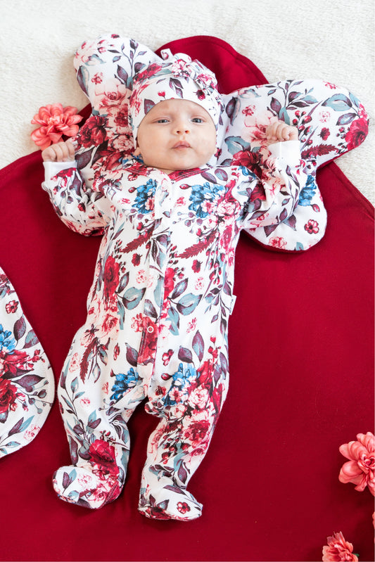 Romper de bumbac cu maneca lunga (180031) ’Kate’ 74 romper