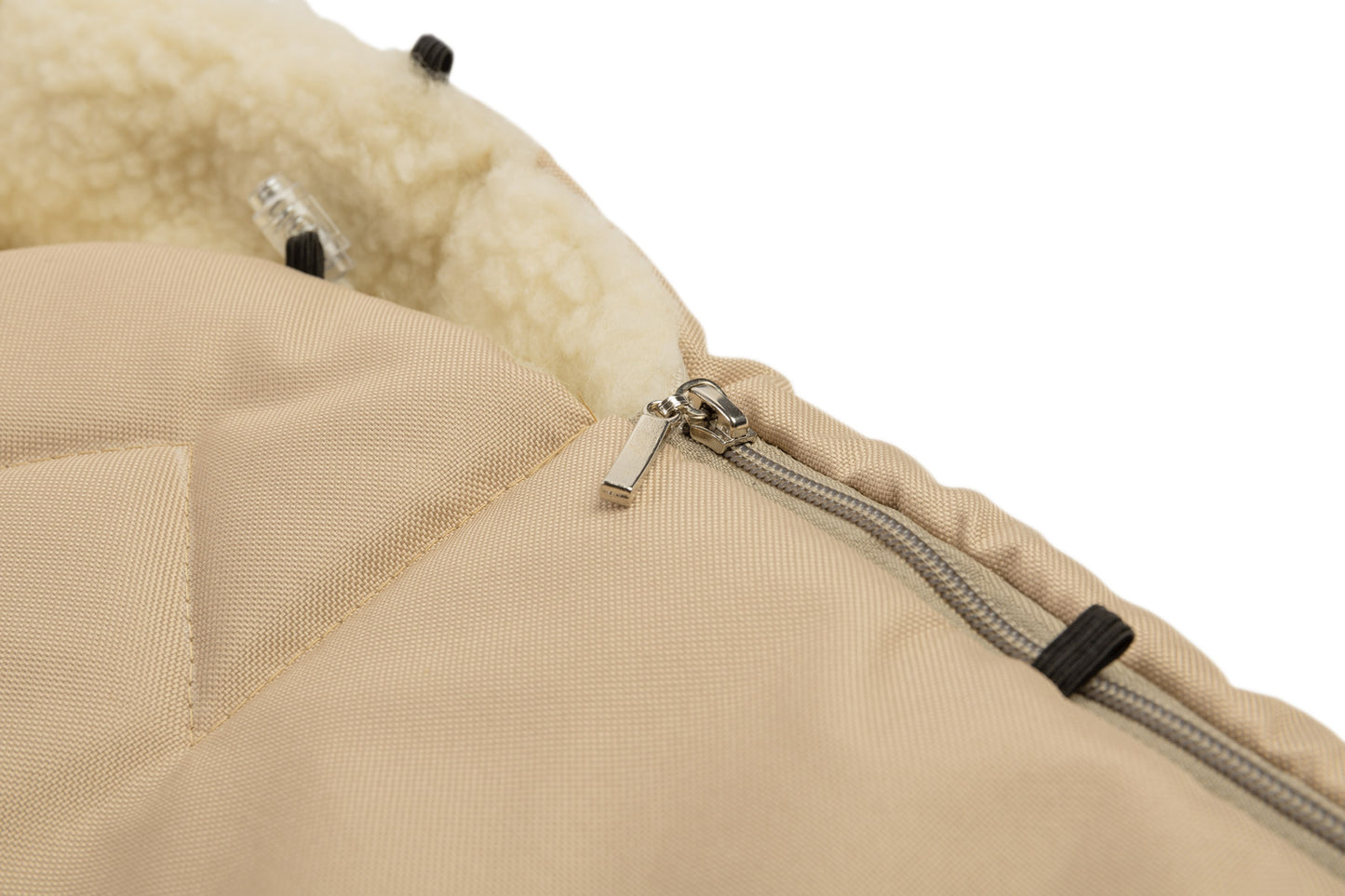 Sac de iarna Sensillo lana 95x40 cm Cappuccino
