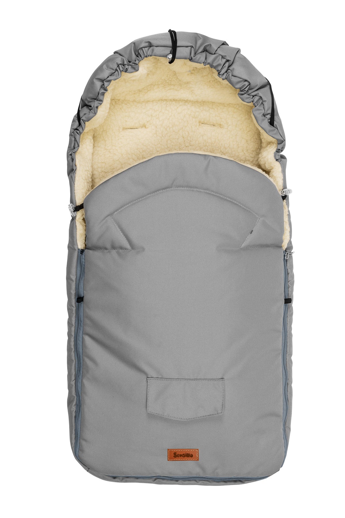 Sac de iarna Sensillo lana 95x40 cm Grey