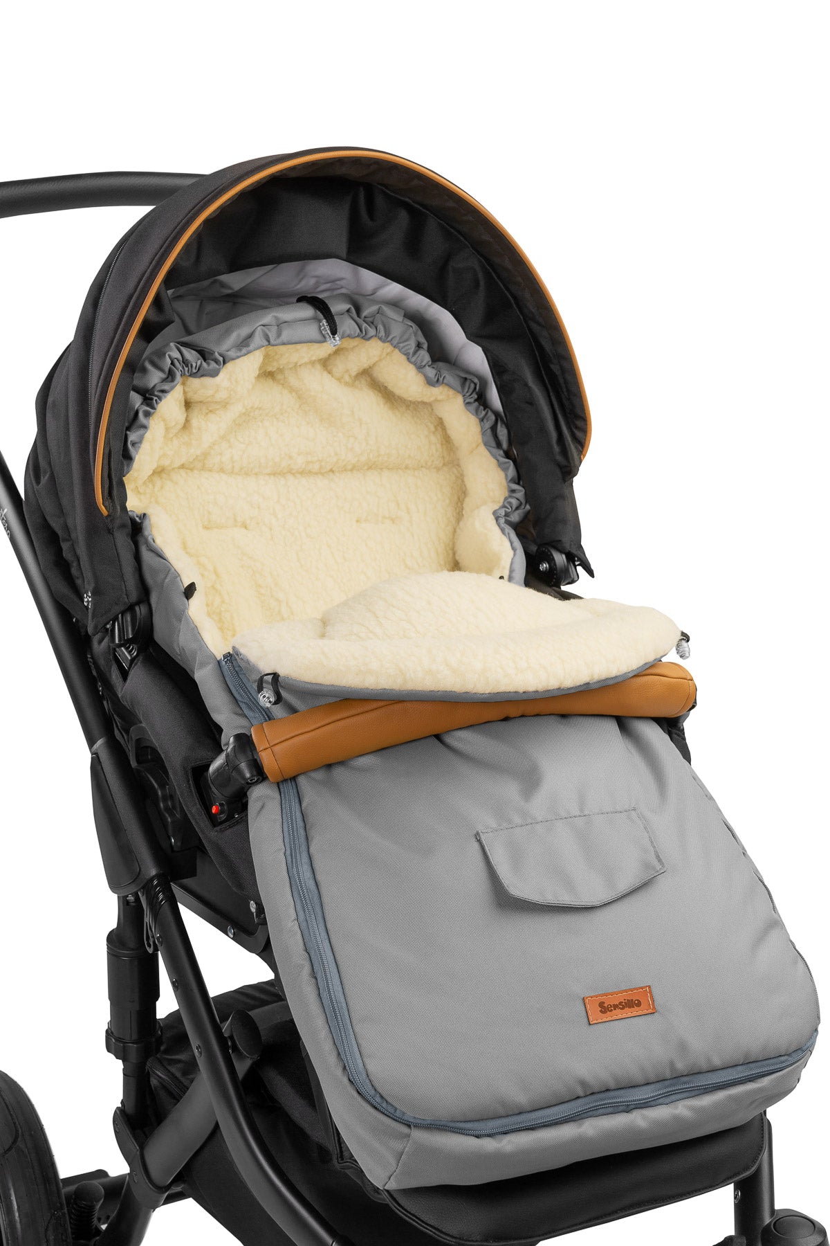Sac de iarna Sensillo lana 95x40 cm Grey