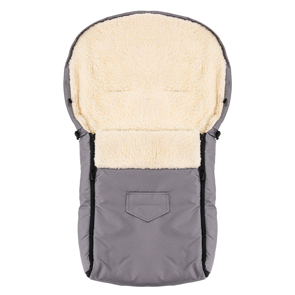 Sac de dormit impermeabil de lana Nativo Winter 95x40 cm Gri