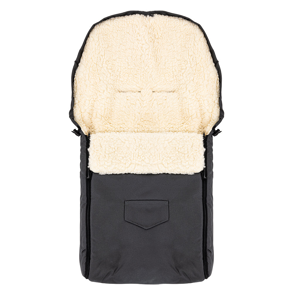 Sac de dormit impermeabil de lana Nativo Winter 95x40 cm Grafit