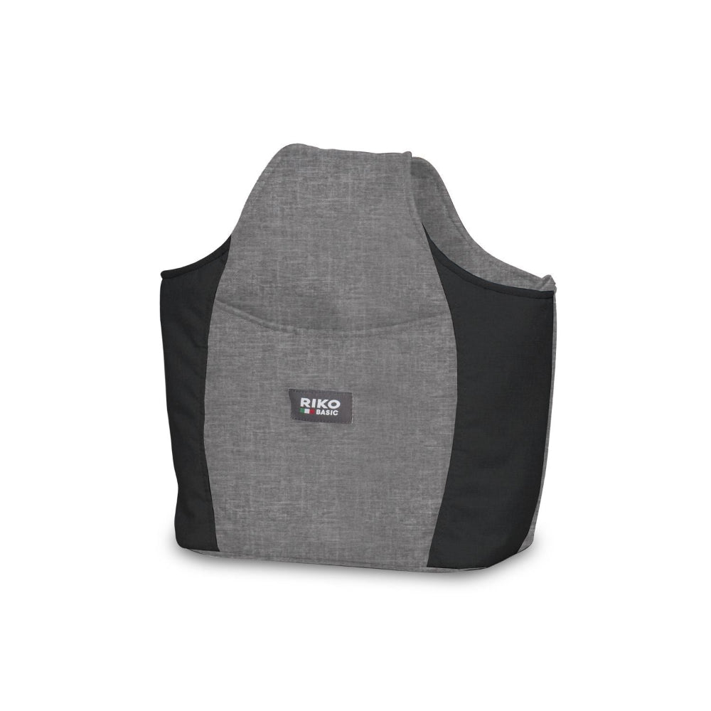 Carucior pentru gemeni Riko Basic Saxo Onyx scaune reversibile roti cu aer carucior-gemeni