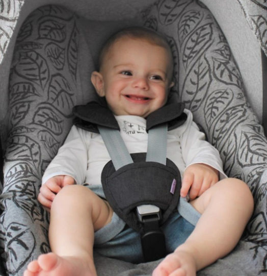 Pernute protectoare pentru centura de siguranță auto Dooky Black accesorii-scaun-auto