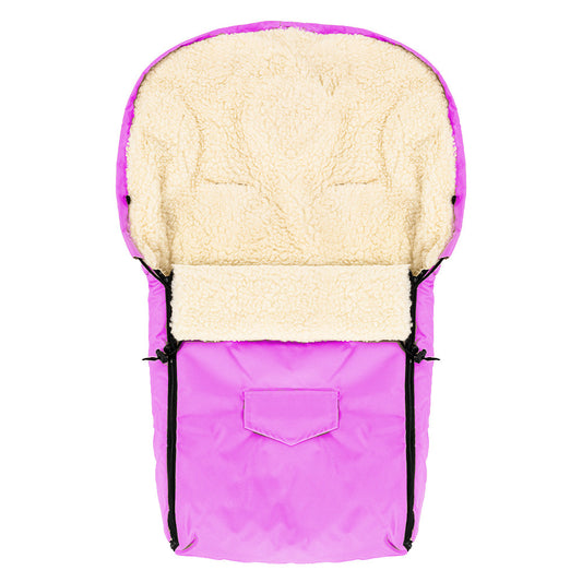 Sac de dormit impermeabil de lana Nativo Winter 95x40 cm Roz