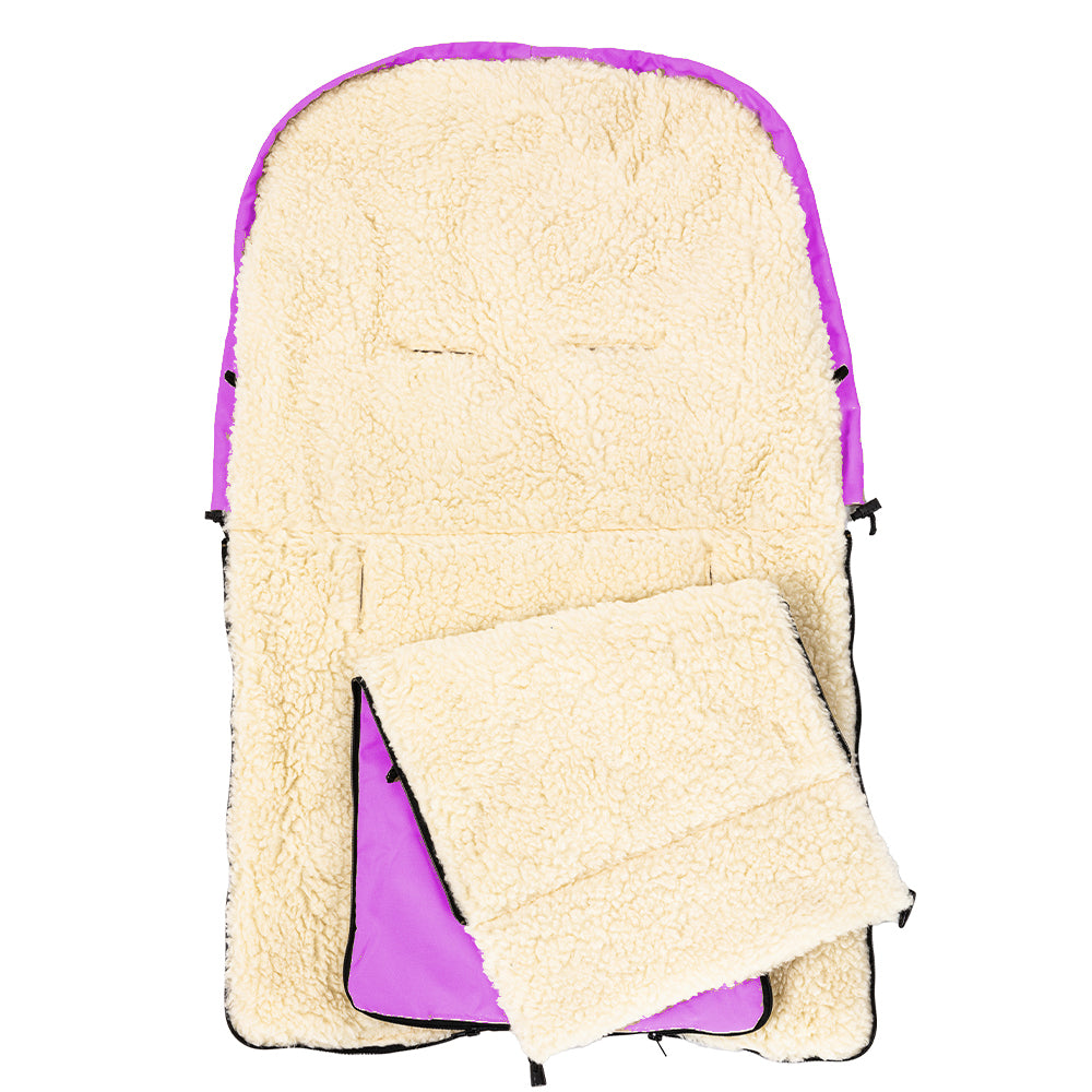 Sac de dormit impermeabil de lana Nativo Winter 95x40 cm Roz