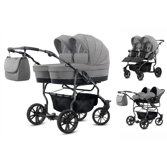 Carucior pentru gemeni Mikado Goldstar 3 in 1