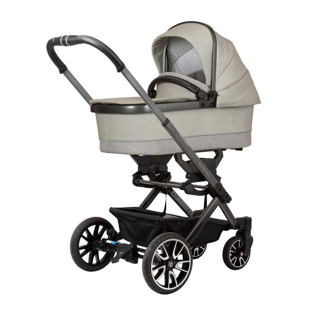 Carucior Hartan Mercedes-Benz Avantgarde GTX 3 in 1 Opalith (715), scaun auto Römer Baby-Safe Pro Soft Taupe
