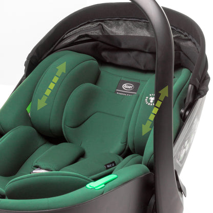 Carucior 3 in 1 4Baby Foster Dark Green, max. 22 Kg