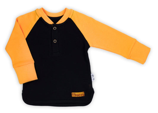 Bluza cu maneca lunga (181138) Colectia ’Big Trucks’ Neagra/Galbena Marimea 122
