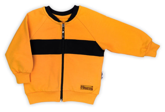 Bluza de trening (181272) Colectia ’Big Trucks’ 2021 Galben/Negru Marimea 98