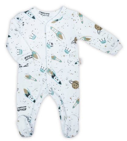 Romper cu maneca lunga de bumbac 100% (182031) Nicol ’Star’ Marimea 86