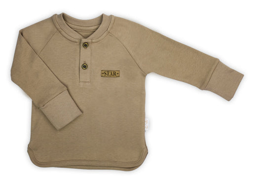 Bluza cu maneca lunga (182138) Nicol ’Star’ Maro Marimea 122