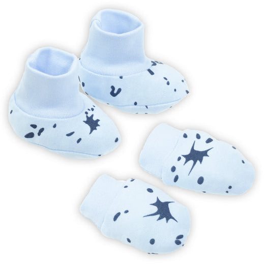 Set botosei + manusi 100% bumbac (185083) Nicol ’Maks’