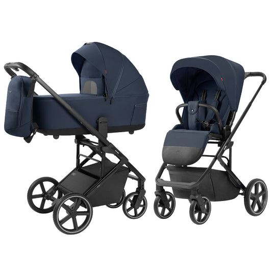 Carucior 2 in 1 Carrello Alfa 2025 CRL-6522 Denim Blue carucior-2-in-1