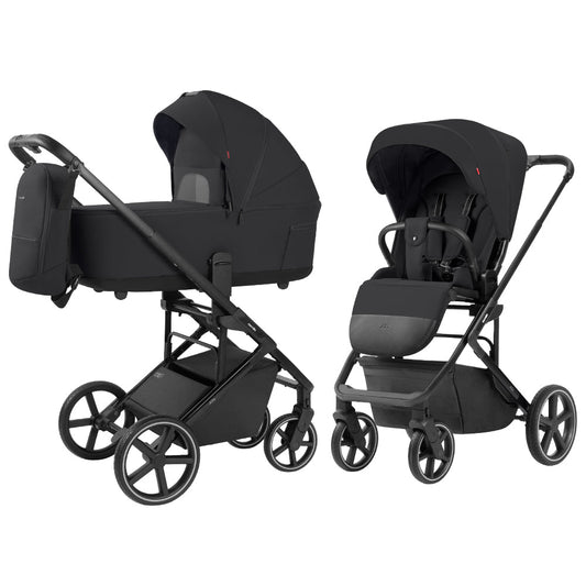 Carucior 2 in 1 Carrello Alfa 2025 CRL-6522 Rock Black carucior-2-in-1